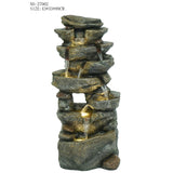 Decorative fountain,  Outdoor fountain, indoor fountain，stone-look fountain with LED