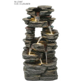 Decorative fountain,  Outdoor fountain, indoor fountain，stone-look fountain with LED