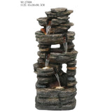 Decorative fountain,  Outdoor fountain, indoor fountain，stone-look fountain with LED