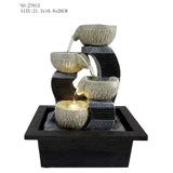 Decorative fountain,  Outdoor fountain, indoor fountain，stone-look fountain with LED