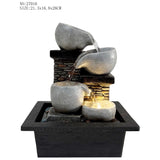 Decorative fountain,  Outdoor fountain, indoor fountain，stone-look fountain with LED