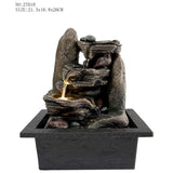 Decorative fountain,  Outdoor fountain, indoor fountain，stone-look fountain with LED