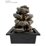 Decorative fountain,  Outdoor fountain, indoor fountain，stone-look fountain with LED