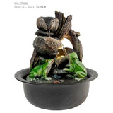 Decorative fountain,  Outdoor fountain, indoor fountain，stone-look fountain with LED