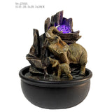 Decorative fountain,  Outdoor fountain, indoor fountain，stone-look fountain with LED