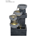 Decorative fountain,  Outdoor fountain, indoor fountain，stone-look fountain with LED