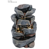 Decorative fountain,  Outdoor fountain, indoor fountain，stone-look fountain with LED