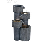 Decorative fountain,  Outdoor fountain, indoor fountain，stone-look fountain with LED