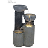 Decorative fountain,  Outdoor fountain, indoor fountain，stone-look fountain with LED