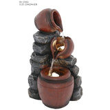 Decorative fountain,  Outdoor fountain, indoor fountain，stone-look fountain with LED