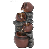 Decorative fountain,  Outdoor fountain, indoor fountain，stone-look fountain with LED