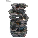 Decorative fountain,  Outdoor fountain, indoor fountain，stone-look fountain with LED