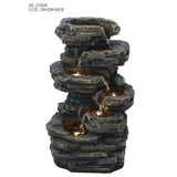 Decorative fountain,  Outdoor fountain, indoor fountain，stone-look fountain with LED