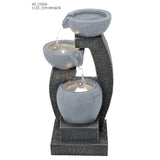 Decorative fountain,  Outdoor fountain, indoor fountain，stone-look fountain with LED