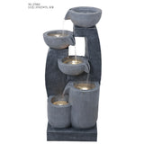 Decorative fountain,  Outdoor fountain, indoor fountain，stone-look fountain with LED