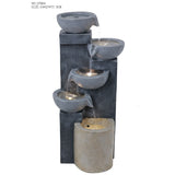 Decorative fountain,  Outdoor fountain, indoor fountain，stone-look fountain with LED