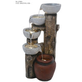 Decorative fountain,  Outdoor fountain, indoor fountain，stone-look fountain with LED