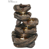 Decorative fountain,  Outdoor fountain, indoor fountain，stone-look fountain with LED