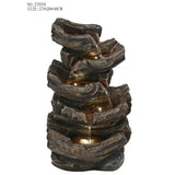 Decorative fountain,  Outdoor fountain, indoor fountain，stone-look fountain with LED