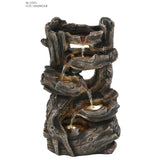 Decorative fountain,  Outdoor fountain, indoor fountain，stone-look fountain with LED