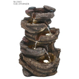 Decorative fountain,  Outdoor fountain, indoor fountain，stone-look fountain with LED
