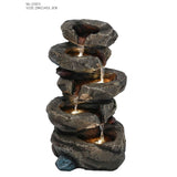 Decorative fountain,  Outdoor fountain, indoor fountain，stone-look fountain with LED