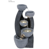 Decorative fountain,  Outdoor fountain, indoor fountain，stone-look fountain with LED
