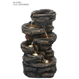 Decorative fountain,  Outdoor fountain, indoor fountain，stone-look fountain with LED