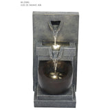 Decorative fountain,  Outdoor fountain, indoor fountain，stone-look fountain with LED
