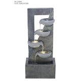 Decorative fountain,  Outdoor fountain, indoor fountain，stone-look fountain with LED