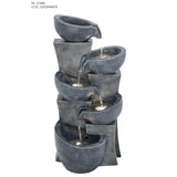 Decorative fountain,  Outdoor fountain, indoor fountain，stone-look fountain with LED