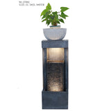 Decorative fountain,  Outdoor fountain, indoor fountain，stone-look fountain with LED