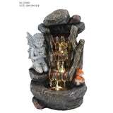 Decorative fountain,  Outdoor fountain, indoor fountain，stone-look fountain with LED