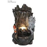 Decorative fountain,  Outdoor fountain, indoor fountain，stone-look fountain with LED