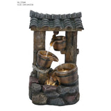 Decorative fountain,  Outdoor fountain, indoor fountain，stone-look fountain with LED