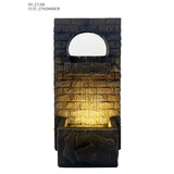 Decorative fountain,  Outdoor fountain, indoor fountain，stone-look fountain with LED