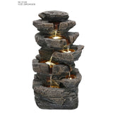 Decorative fountain,  Outdoor fountain, indoor fountain，stone-look fountain with LED