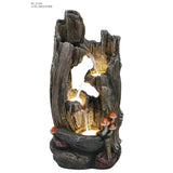 Decorative fountain,  Outdoor fountain, indoor fountain，stone-look fountain with LED