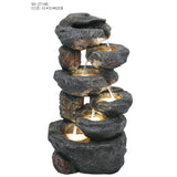 Decorative fountain,  Outdoor fountain, indoor fountain，stone-look fountain with LED