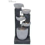 Decorative fountain,  Outdoor fountain, indoor fountain，stone-look fountain with LED