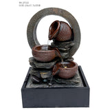 Decorative fountain,  Outdoor fountain, indoor fountain，stone-look fountain with LED