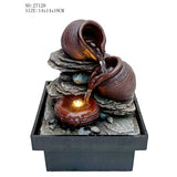 Decorative fountain,  Outdoor fountain, indoor fountain，stone-look fountain with LED
