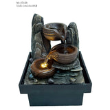 Decorative fountain,  Outdoor fountain, indoor fountain，stone-look fountain with LED
