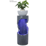 Decorative fountain,  Outdoor fountain, indoor fountain，stone-look fountain with LED