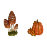 Autumn garden décor，pumpkin decor, squirrel decor，hedgehog，owl, mushroom, bird