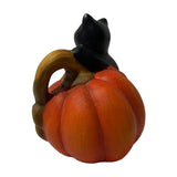 Halloween craft Pumpkin ornament Ghost decoration LED Halloween light PolyResin Halloween figure Halloween party décor Witch/bat/spider decorations