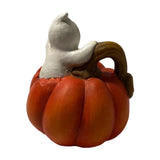 Halloween craft Pumpkin ornament Ghost decoration LED Halloween light PolyResin Halloween figure Halloween party décor Witch/bat/spider decorations