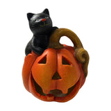 Halloween craft Pumpkin ornament Ghost decoration LED Halloween light PolyResin Halloween figure Halloween party décor Witch/bat/spider decorations