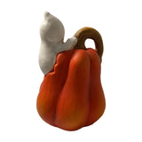 Halloween craft Pumpkin ornament Ghost decoration LED Halloween light PolyResin Halloween figure Halloween party décor Witch/bat/spider decorations