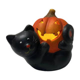 Halloween craft Pumpkin ornament Ghost decoration LED Halloween light PolyResin Halloween figure Halloween party décor Witch/bat/spider decorations